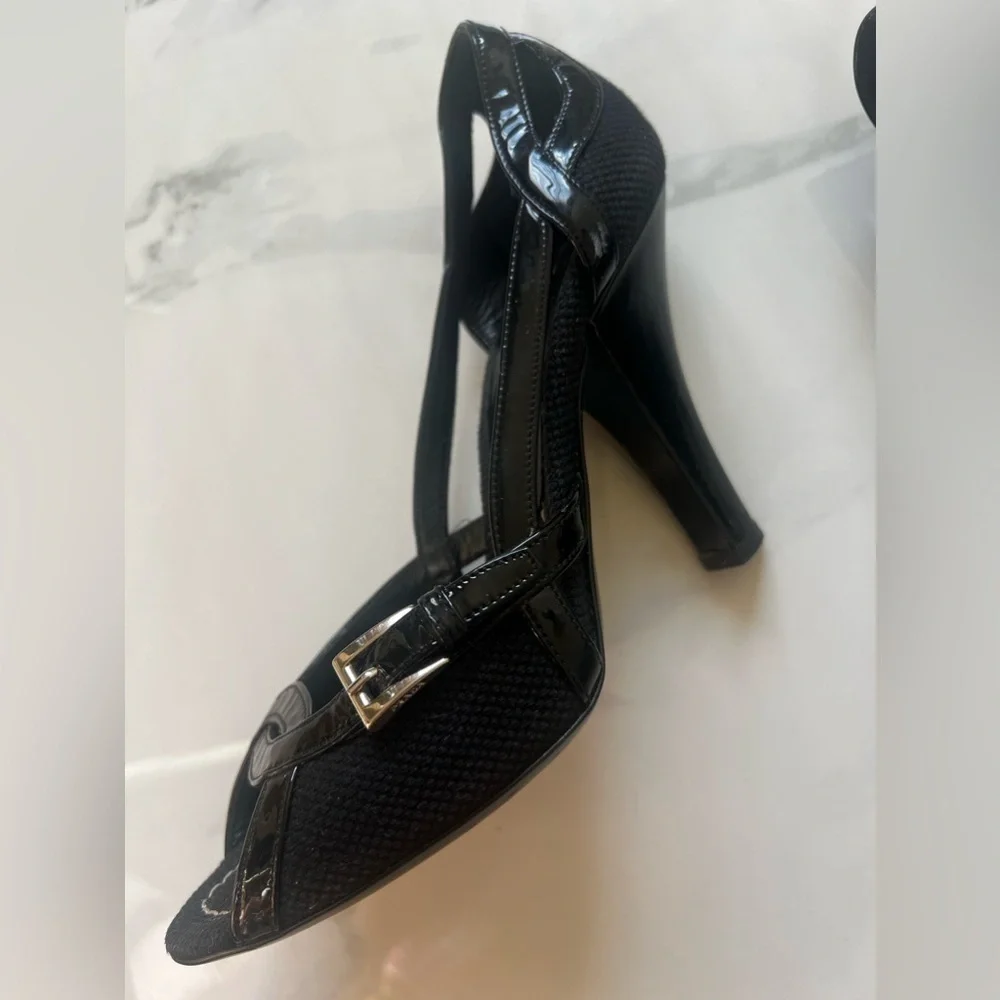 PRADA vero cuoio Sandals Heels sz 36 (6)